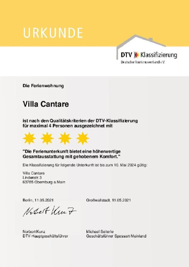 Villa Cantare โอเบิร์นบวร์ก อัม มาน ภายนอก รูปภาพ
